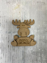 Load image into Gallery viewer, Christmas Ornament moose
