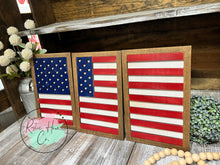 Load image into Gallery viewer, 4th of July 3 panel flag
