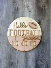 Load image into Gallery viewer, Football Sports Round Doorhanger
