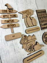 Load image into Gallery viewer, Fall wagon cart Tier Tray Kit
