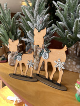 Load image into Gallery viewer, Reindeer-set of 2 Christmas
