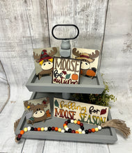 Load image into Gallery viewer, Fall moose Tier Tray Kit
