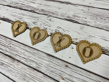 Load image into Gallery viewer, Valentine xoxo Seasonal Banner garland
