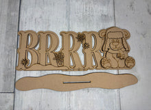 Load image into Gallery viewer, Brrr bear winter shelf sitter diy kit
