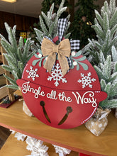 Load image into Gallery viewer, Round Doorhanger Jingle All The Way Christmas
