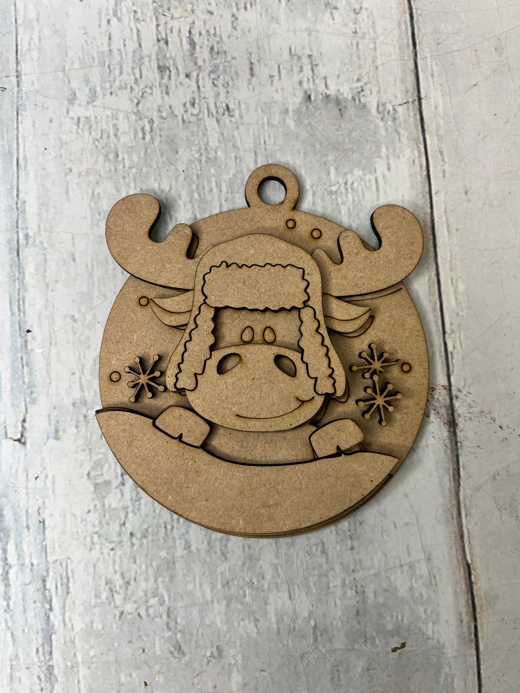 Winter Ornament moose