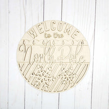Load image into Gallery viewer, Christmas North Pole doorhanger diy Kit

