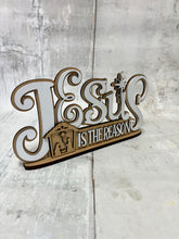Load image into Gallery viewer, Christmas Jesus is the reason shelf sitter diy kit
