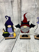 Load image into Gallery viewer, Halloween gnomes standing Tier Tray set of 5 diy Kit
