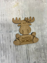 Load image into Gallery viewer, Christmas Ornament moose
