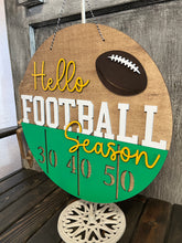 Load image into Gallery viewer, Football Sports Round Doorhanger
