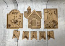 Load image into Gallery viewer, Halloween boo Interchangable Kit for benches
