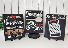 Load image into Gallery viewer, Primitive home collection kitchen signs set of 3, DIY Kit
