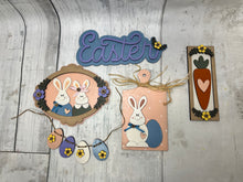 Load image into Gallery viewer, Easter vintage  bunny Tier Tray diy Kit
