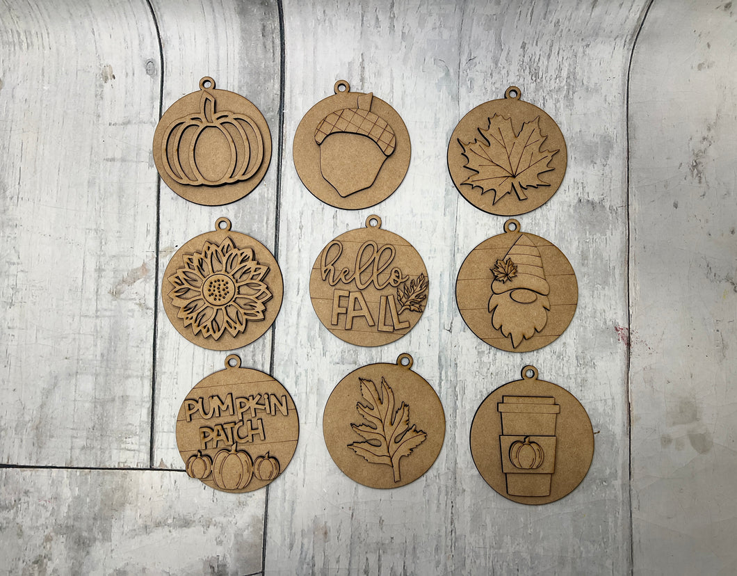 Fall ornaments diy craft kit