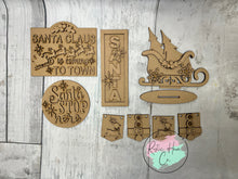 Load image into Gallery viewer, Christmas santa coming to town Tier Tray diy Kit
