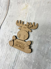 Load image into Gallery viewer, Christmas Ornament moose
