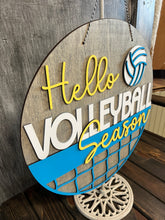 Load image into Gallery viewer, Volleyball Sports Round Doorhanger
