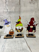 Load image into Gallery viewer, Halloween gnomes standing Tier Tray set of 5 diy Kit
