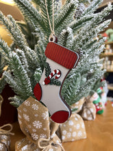 Load image into Gallery viewer, Christmas Ornament stocking money holder
