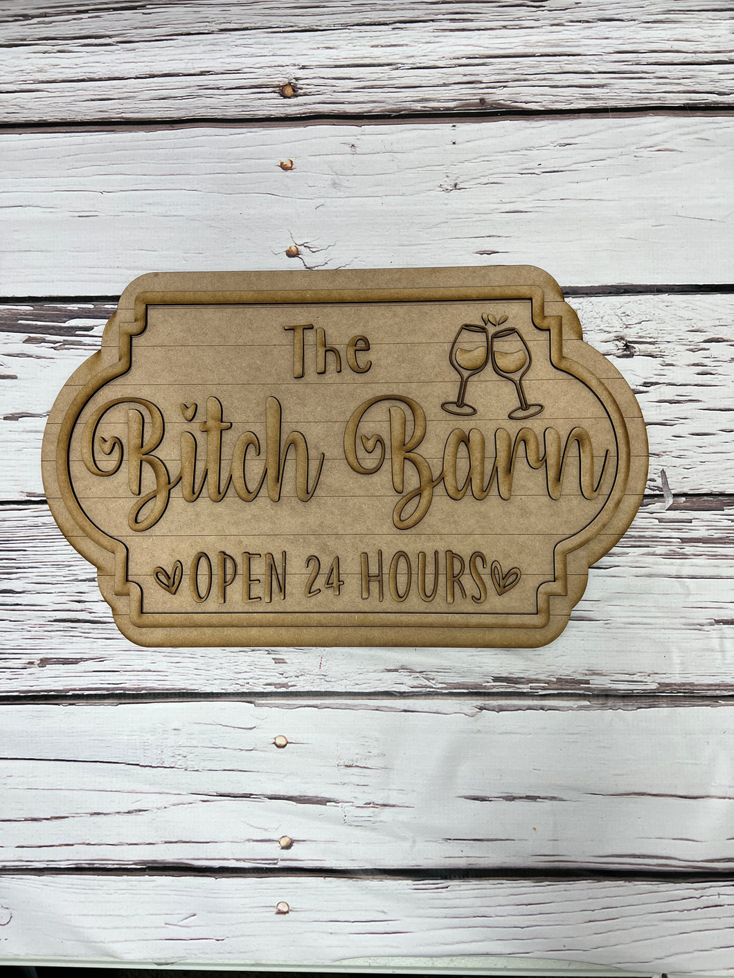 The Bitch Barn sign