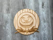 Load image into Gallery viewer, 15” Round Doorhanger Nightmare before Christmas
