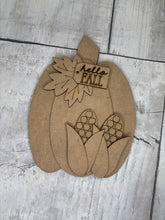 Load image into Gallery viewer, Pumpkin fall trio shelf sitter diy craft sign kit
