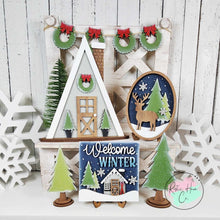 Load image into Gallery viewer, Winter Cabin Tier Tray Kit
