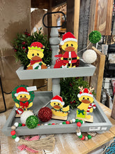 Load image into Gallery viewer, Christmas ducks standing Tier Tray diy Kit
