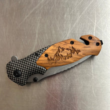 Load image into Gallery viewer, Laser engraved knives-multiple designs
