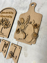Load image into Gallery viewer, Fall leaves Interchangable Kit for benches
