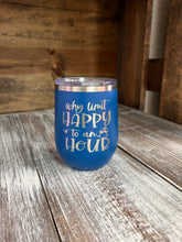 Load image into Gallery viewer, Wine Tumbler-Happy Hour
