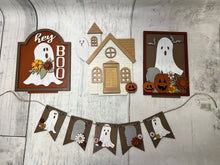 Load image into Gallery viewer, Halloween boo Interchangable Kit for benches
