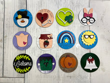 Load image into Gallery viewer, Seasonal interchangeable rounds set 2 craft diy kit
