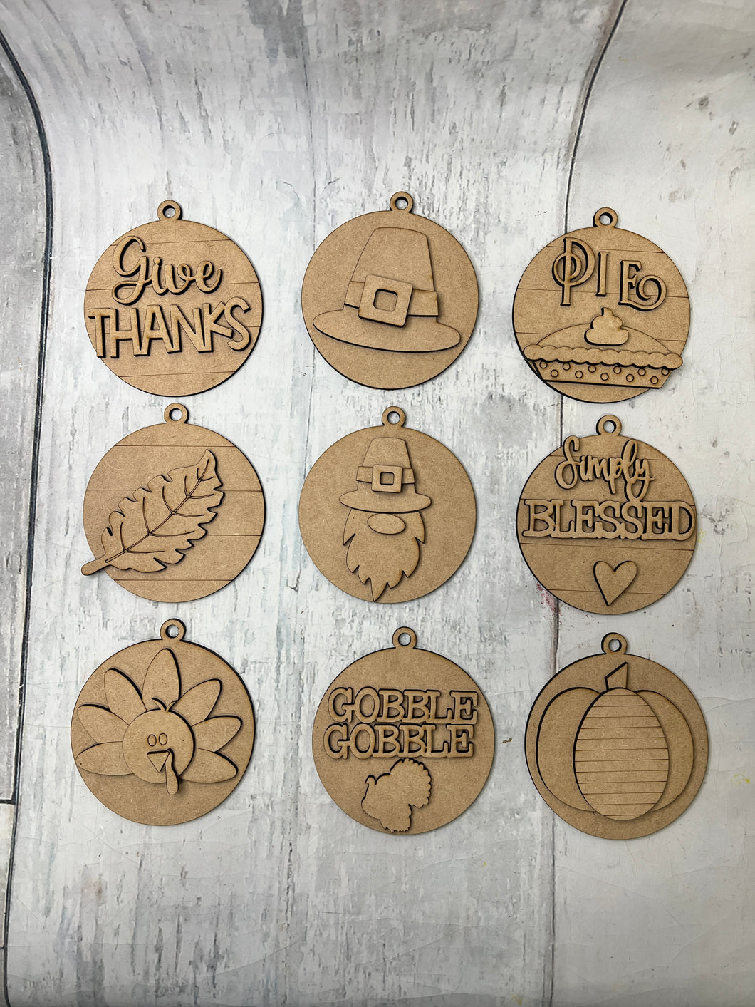 Thanksgiving ornaments diy craft kit