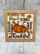 Load image into Gallery viewer, Thanksgiving Word Art sign kit
