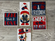 Load image into Gallery viewer, 4th of July gnome of Brave Tier Tray Kit
