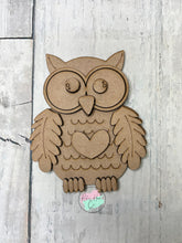 Load image into Gallery viewer, Valentine Owl pop out DIY craft sign kit kids craft
