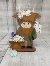 Load image into Gallery viewer, highland cow daisy Kit
