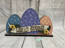 Load image into Gallery viewer, Easter Hello Spring light up craft sign diy kit
