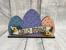 Load image into Gallery viewer, Easter Hello Spring light up craft sign diy kit
