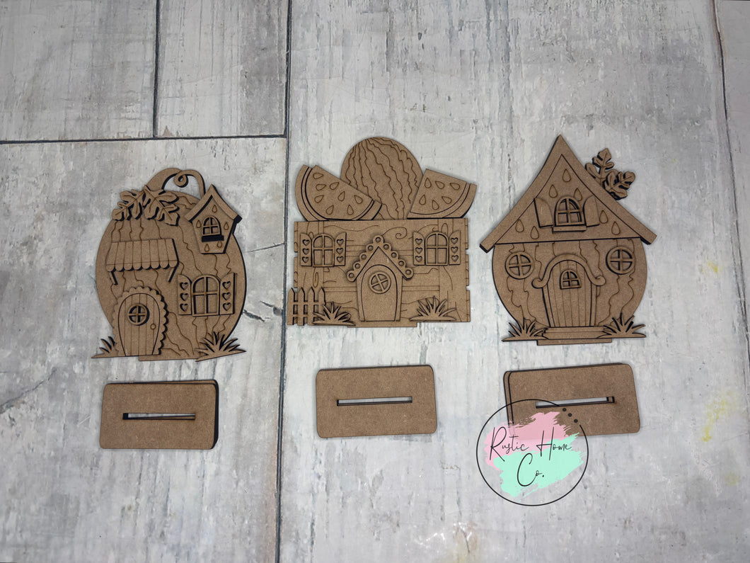 Watermelon houses DIY craft Kit