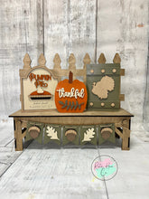 Load image into Gallery viewer, Fall Thanksgiving Interchangable Kit for benches
