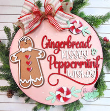 Load image into Gallery viewer, Gingerbread doorhanger diy Kit
