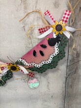 Load image into Gallery viewer, Watermelon Summer Seasonal Banner garland
