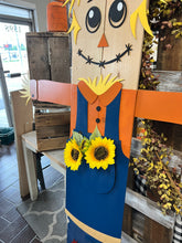 Load image into Gallery viewer, Fall scarecrow porch sign kits
