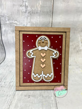 Load image into Gallery viewer, Gingerbread sign Trio
