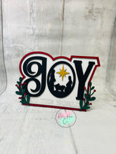 Load image into Gallery viewer, Christmas Joy Nativity craft sign kit
