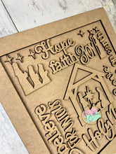 Load image into Gallery viewer, Christmas Nativity Word Art sign kit
