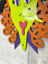Load image into Gallery viewer, Halloween witch face Doorhanger
